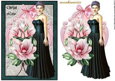 Lady and Magnolias