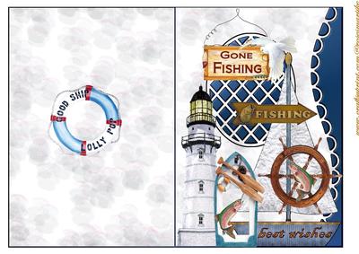 Sail Away Male Card