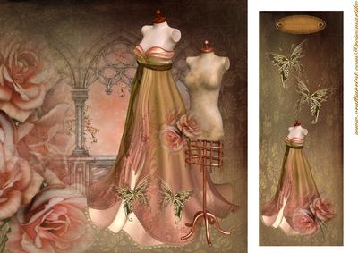 Topper and Bookmark Vintage Dress