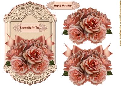 Topper Vintage Roses