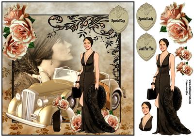 Woman of the World Vintage Collage
