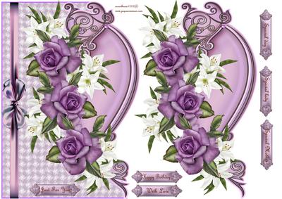 Heritage Roses and Lilies Over the Edge