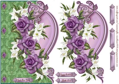 Heritage Roses and Lilies Over the Edge2
