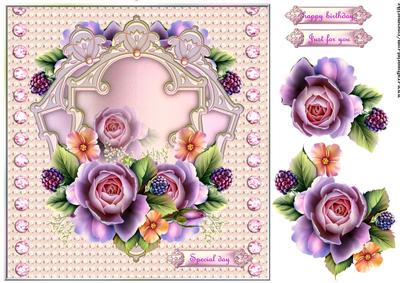 Pink English Roses Beauty