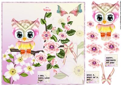 I Owl Ways Love You Birthday Girl