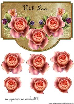 Envelop Classic English Roses