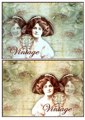 Toppers Vintage Lady