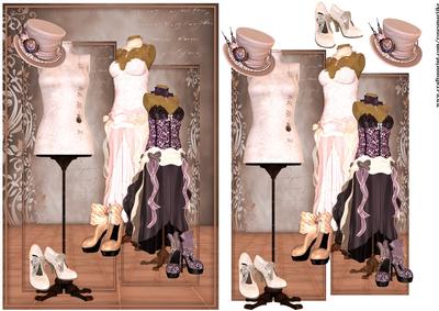Vintage Fashion in Antique Pink