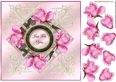 Mosaic Roses and Pearls