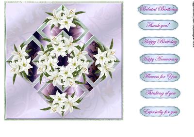 Mosaic Lillies