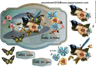 Hat Birds& Butterflies