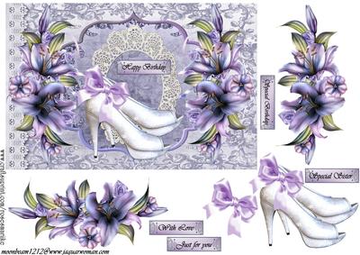 Special Shoes ,lace and Lillies