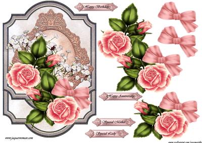 Panel Vintage Roses