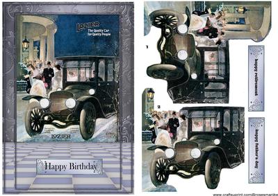 Quick Card Vintage Car