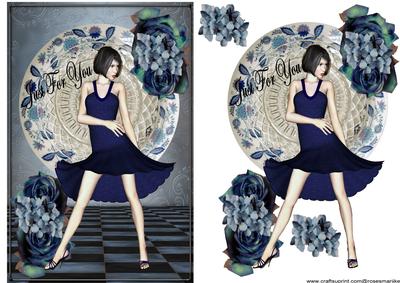 Lady in Delfts Bleu