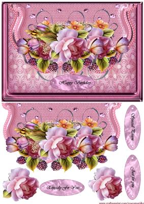 Envelop English Roses 2
