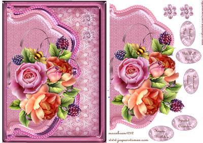 Envelop English Roses 4