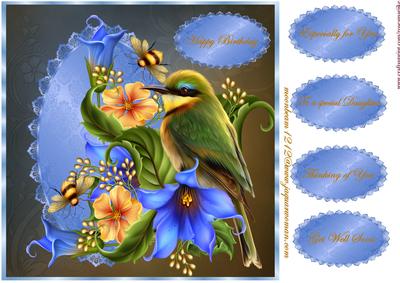 Special Bird Topper and Tags 3