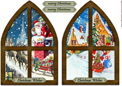 Windows Vintage Christmas