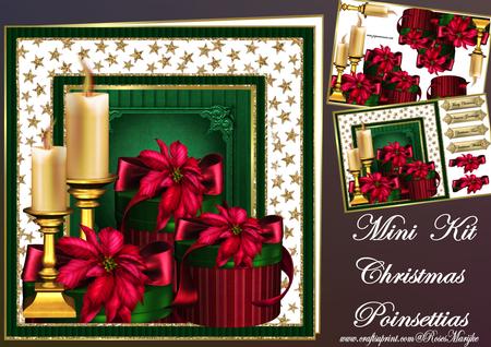 Mini Kit Christmas Poinsettia's