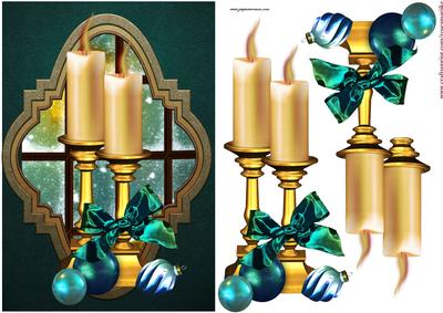Christmas Window Candle