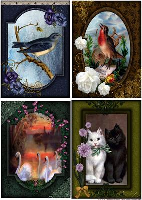 Vintage Toppers Animals