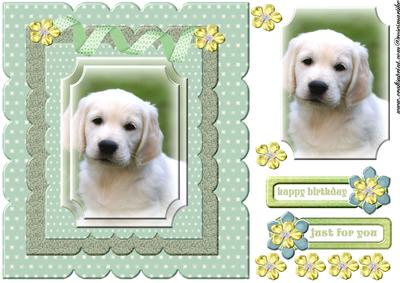 Scallop Topper Puppy Love