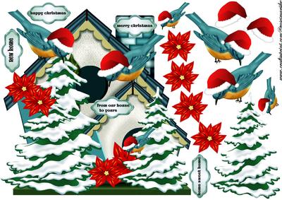 Merry Christmas from Our (bird) House to Yours!