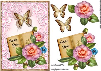 Book Camelias and Butterlie