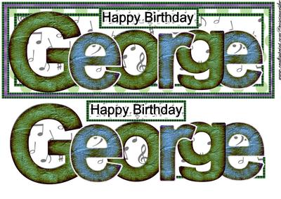 Large Dl Card George