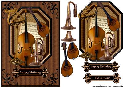 Male Music Card