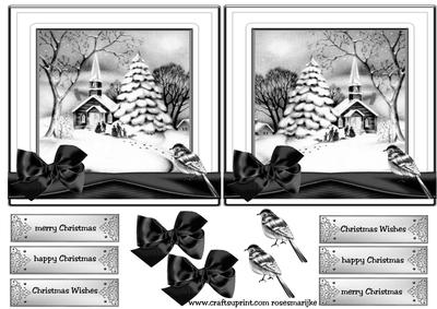 Christmas Black & White