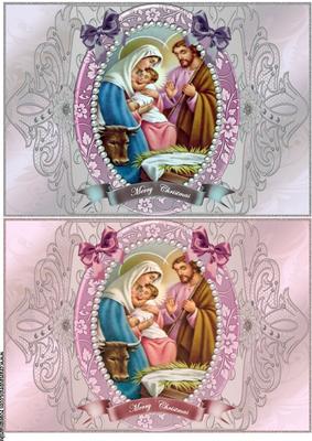 Nativity in Pastel Color