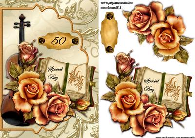 50 Year Wedding / Birthday in Gold