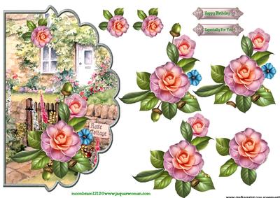 Scallop Topper Cottage & Camelias