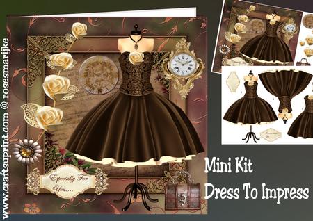 Mini Kit Dress to Impress in Brown
