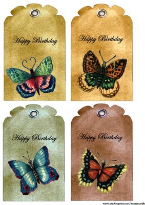 Butterfly Tags