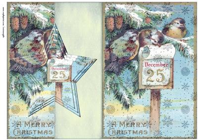 Fold Back Vintage Christmas 3