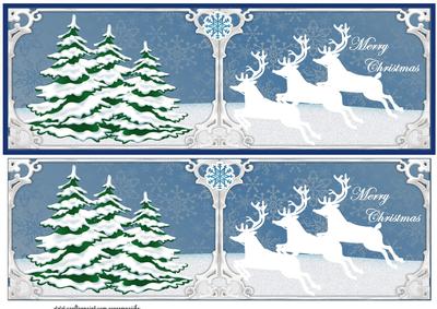 Large Dl Vintage Christmas