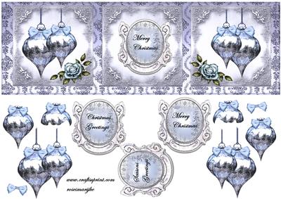 Large Dl Card Baubles