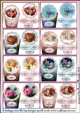 Bumperkit,over the Top Vintage Flowers & Christmas