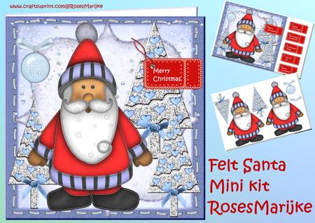 Minikit Felt Santa