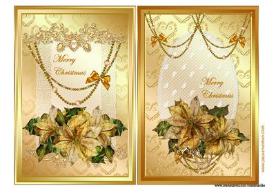 Golden Christmas Toppers