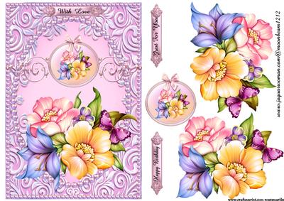 Perfect Flowers and Pearls in Pink