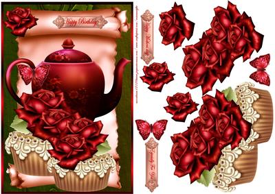 Tea Time Antique Roses