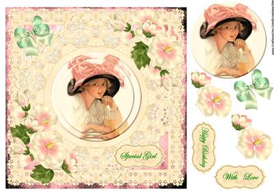 Anglaise Broderie Vintage Girl