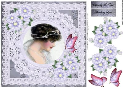 Anglaise Broderie Vintage Girl 2