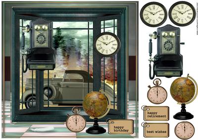 Bay Window Male Card