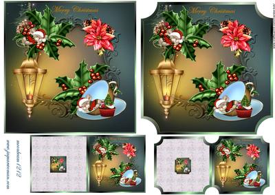 2 Christmas Toppers & Tags