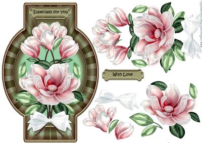 Plaque Magnolia Blossoms